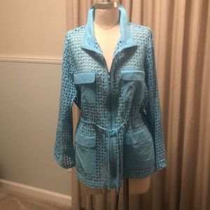 Ruby Road eyelet safari jacket.